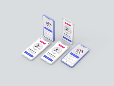 Lying and Standing Five Clay iPhones