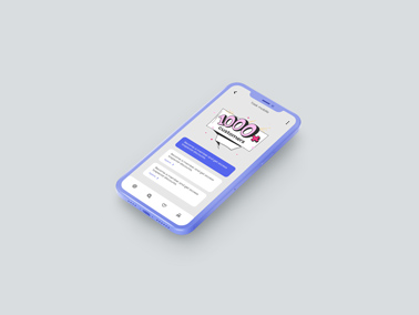 Clay iPhone Tilted to the Right Side