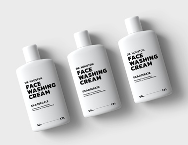 Three Cosmetic Containers in a Row