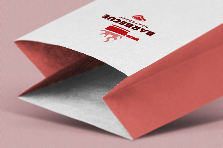 Close Up Kraft Paper Bag