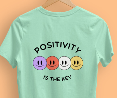 Closeup View of a Hanging T-shirt