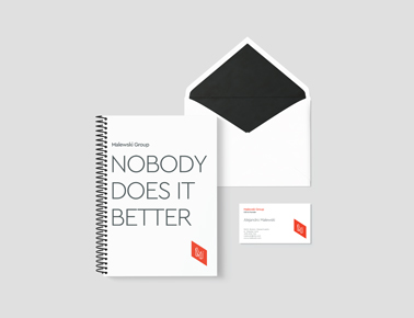 Sketchbook, an Envelope, and a Business Card