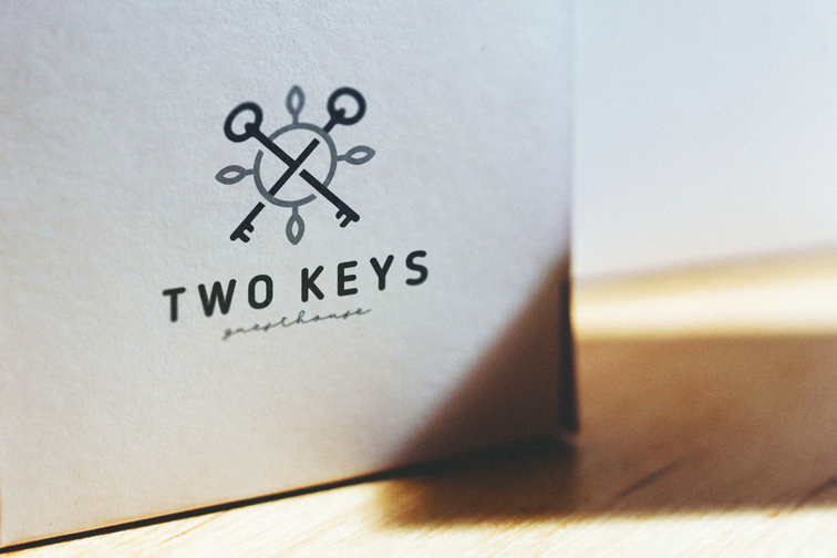 Logo on a White Cardboard Box