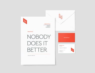 Flyer, an Envelope, and Two Business Cards