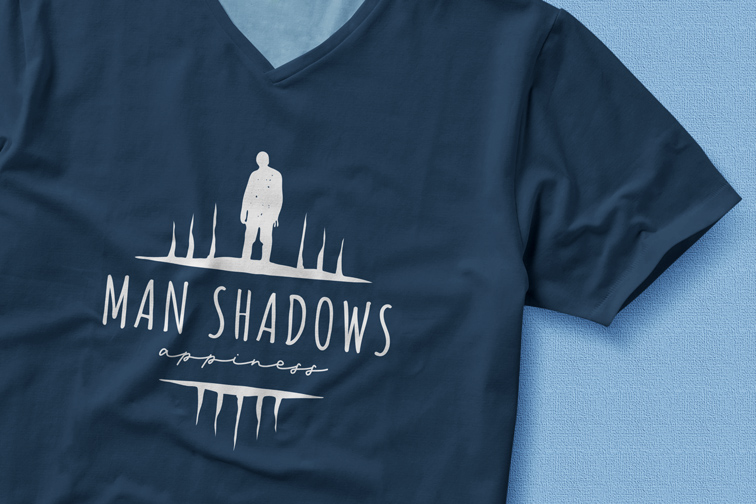 Zoomed-in Logo on a T-shirt