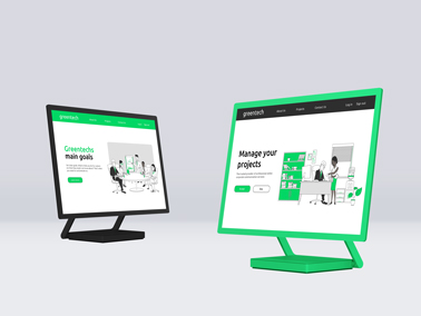 Two Microsoft Surfaces, One with a Zoom-in View