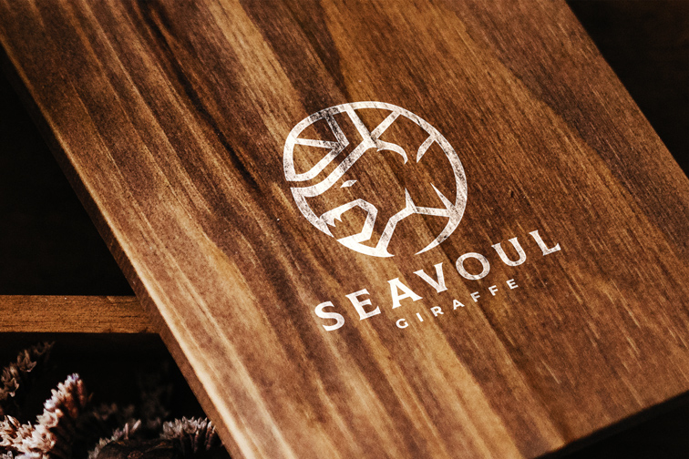 Logo Printed on a Wooden Plaque