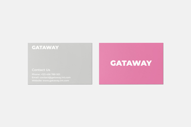 Two Isometric Business Cards