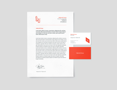 Business Flyer with Two Business Cards