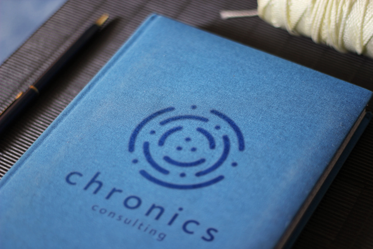 Hardcover Blue Notebook