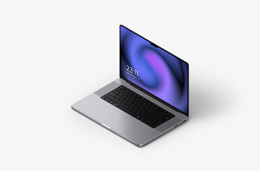 A MacBook Pro 16 Left Side View