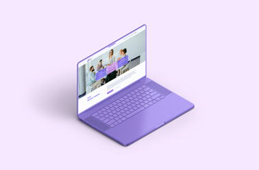 A MacBook Pro 16 Top Left Angle View