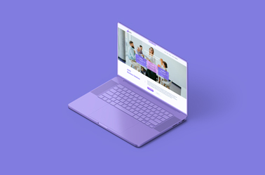 A MacBook Pro 16 Laptop Top Right Angle View