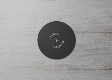 Round Coaster High Angle View