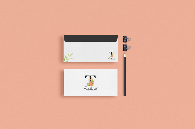 Two Envelopes with Stationery