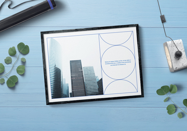 Photo encadrée, vue en plongée