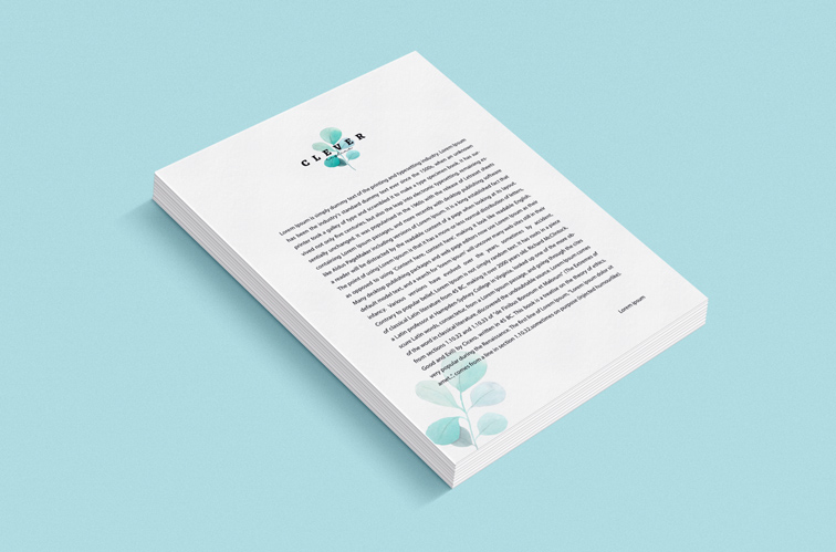 Stack of Business Flyers