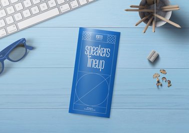 Brochure et taille-crayon