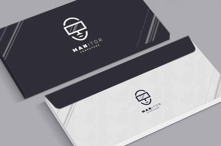 Front and Back Sides of an Envelope