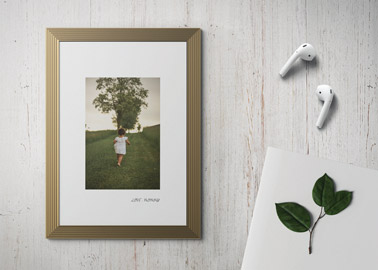 Picture Frame with AirPods