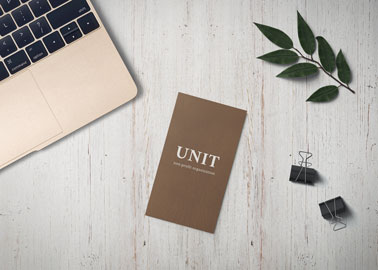 Business Card With Paper Clips