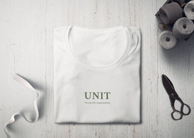 T-shirt With Scissors and Threads