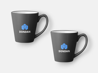 Two Coffee Mugs on a White Surface