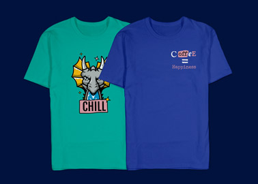 Set of Two T-shirts Front View