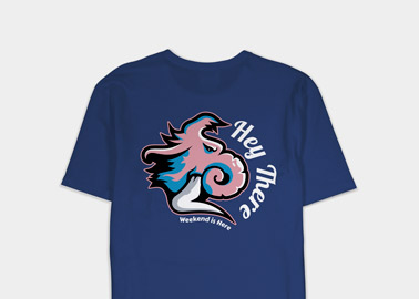 Short Sleeve T-shirt Closeup Back View