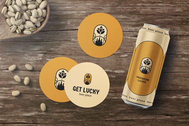 Coasters With a Beer Can