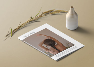 Un magazine fermé avec de la décoration intérieure