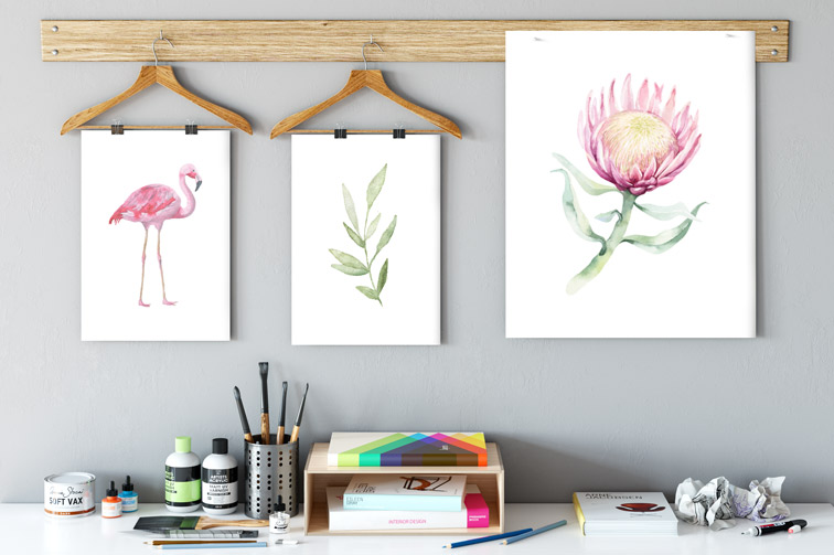 Artistic Frame Holders and Painting Tools