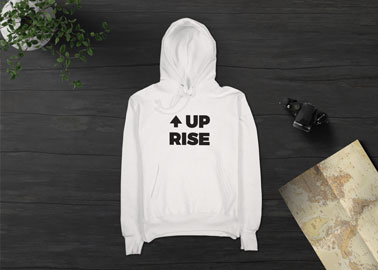 Hoodie With a Camera and a Map