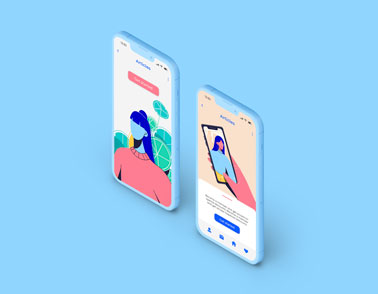 Two iPhone 13 Models Left Angle View