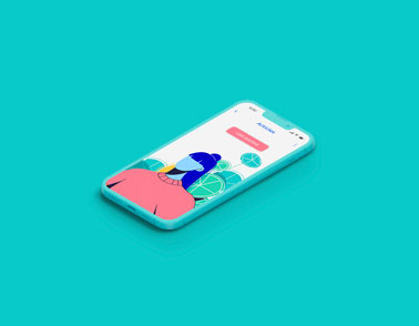 iPhone 13 on a Blue Surface