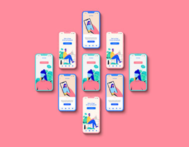 A Compilaton of iPhone 13 Models Front View