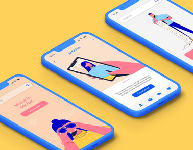 Three iPhone 13 Models on a Yellow Surface