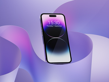 Vista de ángulo izquierdo del iPhone 14 Pro Max