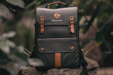 Backpack Outside on the Ground