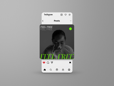 Insagram Post Präsentation