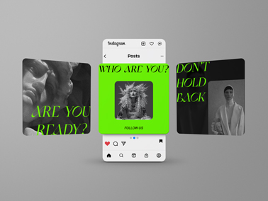 Instagram Karussell Post Darstellung