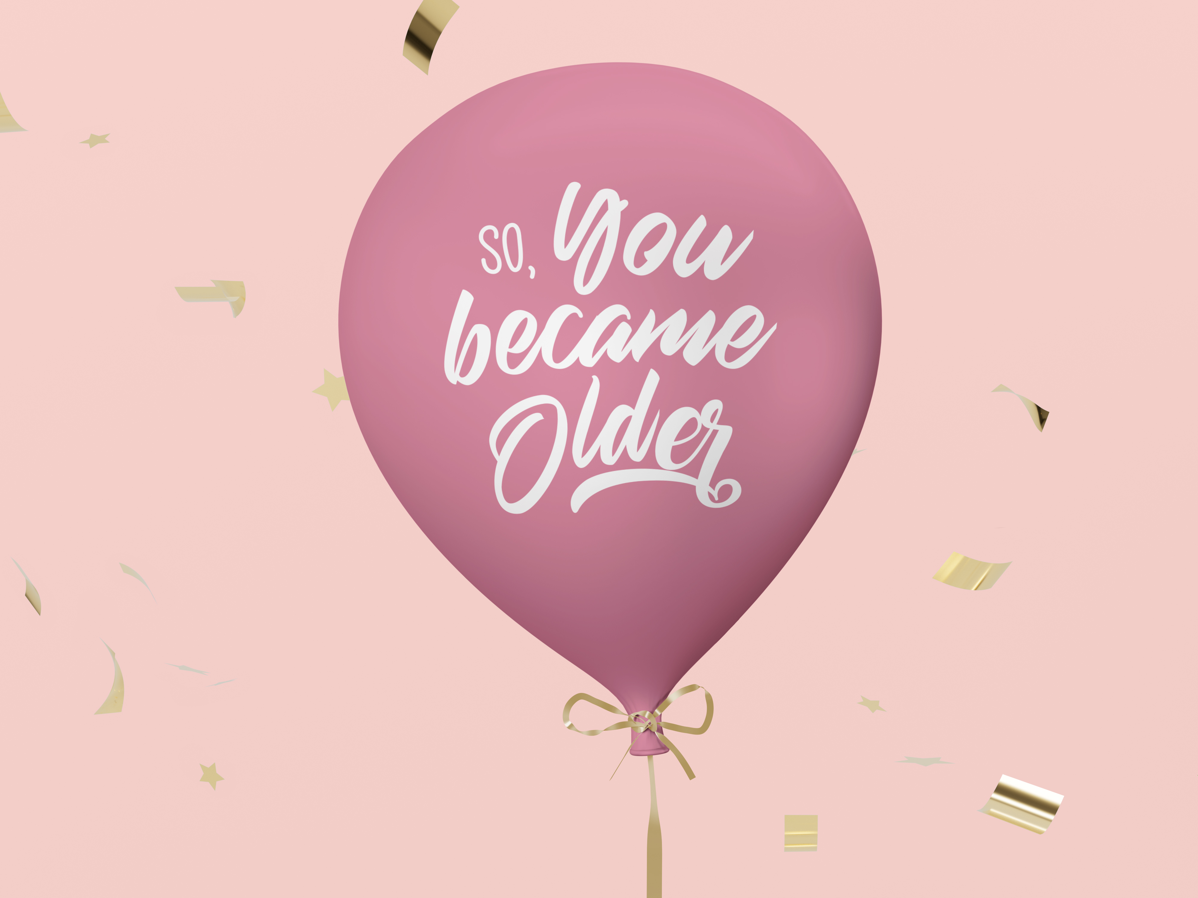 Party Balloon With Confetti