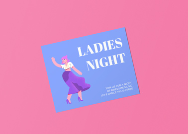 Event Invitation High Angle View