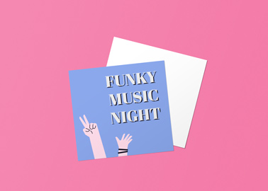 Invitation on Top of an Envelope