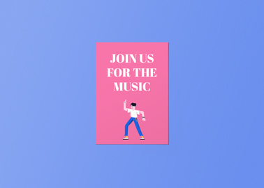 Event Invitation Front View