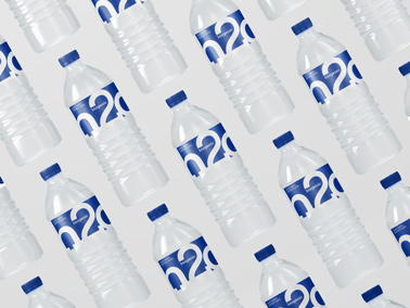 ペットボトルの背景