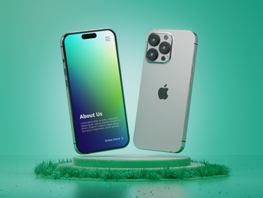 iPhone 14 Pro Max Front and Back View