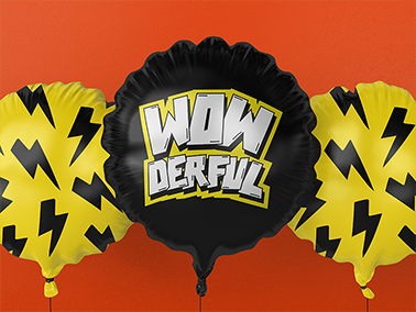 Balões Festivos Vistos de Perto