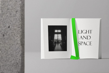 Open Book With a Ribbon Inside