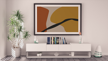 Minimalistic Room Design in Beige Tones